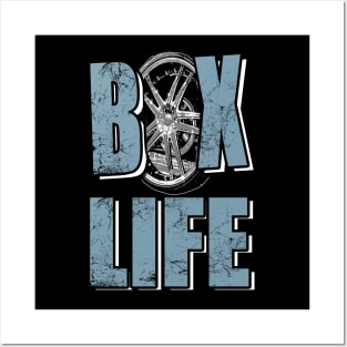 Box Life Lite Blue Posters and Art